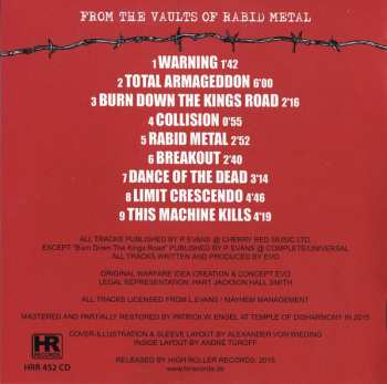 CD Warfare: Pure Filth From The Vaults Of Rabid Metal