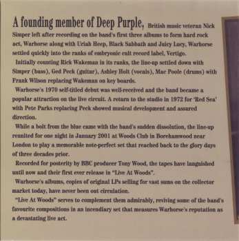 2CD Warhorse: Live At Woods 