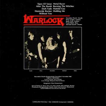 4CD/Set di cofanetti Warlock: I Rule The Ruins