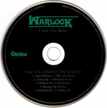 4CD/Set di cofanetti Warlock: I Rule The Ruins