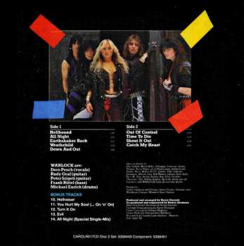 4CD/Set di cofanetti Warlock: I Rule The Ruins