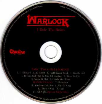 4CD/Set di cofanetti Warlock: I Rule The Ruins