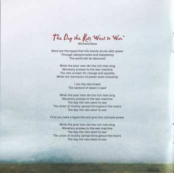 CD Warrel Dane: Praises To The War Machine CLR