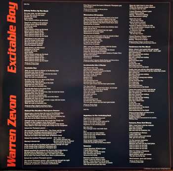 LP Warren Zevon: Excitable Boy