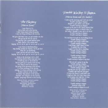 CD Warren Zevon: Sentimental Hygiene