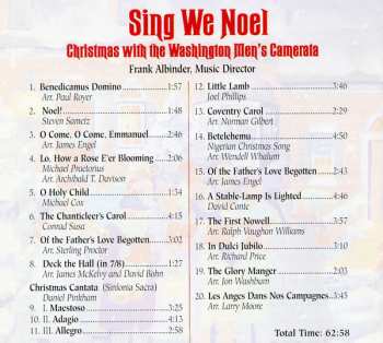 CD Washington Men's Camerata: Sing We Noel, Christmas With The Washington Men's Camerata
