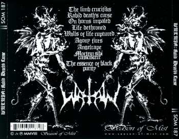 CD Watain: Rabid Death's Curse