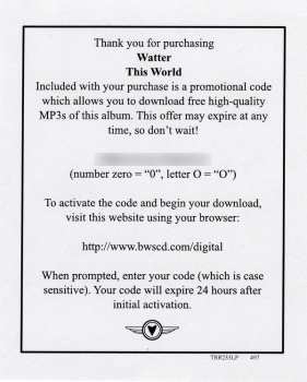 LP Watter: This World