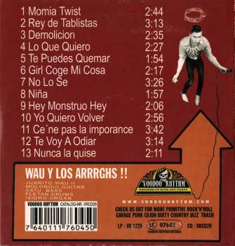 CD Wau Y Los Arrrghs!!!: Cantan En Español