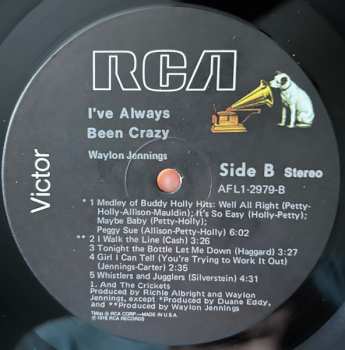 LP Waylon Jennings: I've Always Been Crazy