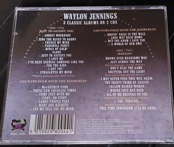 2CD Waylon Jennings: Just To Satisfy You + Country Folk With The Kimberlys + Waylon