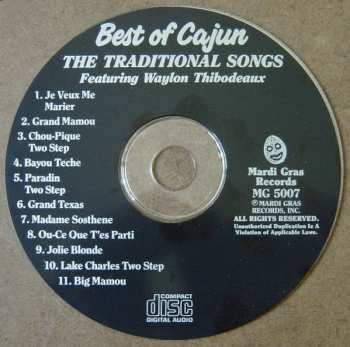 CD Waylon Thibodeaux: Best Of Cajun (The Traditional Songs)