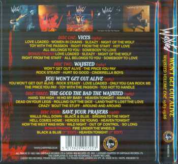4CD/Set di cofanetti Waysted: Won't Get Out Alive (Waysted Volume One 1983-1986)