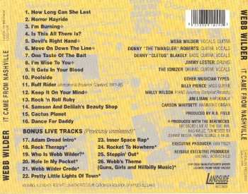 CD Webb Wilder And The Beatnecks: It Came From Nashville