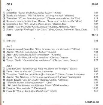 2CD Carl Maria von Weber: Die Drei Pintos (Opera In Three Acts)