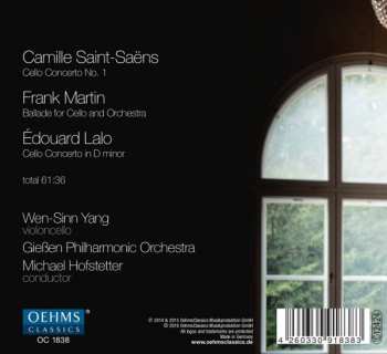 CD Michael Hofstetter: Camille Saint-Saëns: Cello Concerto No. 1; Édouard Lalo: Cello Concerto In D Minor