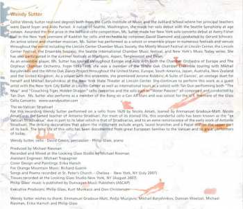 CD Philip Glass: Songs And Poems For Solo Cello