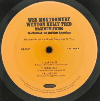 3LP Wes Montgomery: Maximum Swing: The Unissued 1965 Half Note Recordings LTD | NUM