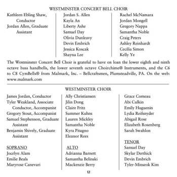 2CD Westminster Choir: An Evening Of Readings And Carols - The 30th Anniversary Live Recording