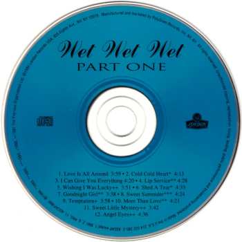 CD Wet Wet Wet: Part One