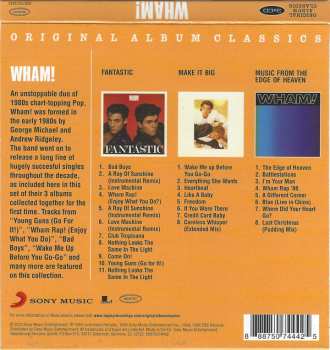 3CD/Set di cofanetti Wham!: Original Album Classics