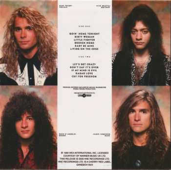5CD/Set di cofanetti White Lion: All You Need Is Rock 'N' Roll: The Complete Albums 1985-1991 LTD
