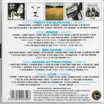5CD/Set di cofanetti White Lion: All You Need Is Rock 'N' Roll: The Complete Albums 1985-1991 LTD