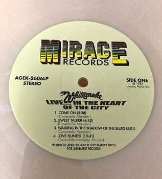 LP Whitesnake: Live....In The Heart Of The City CLR