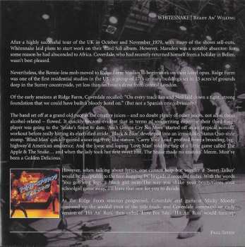 CD Whitesnake: Ready An' Willing