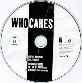 CD WhoCares: Out Of My Mind / Holy Water