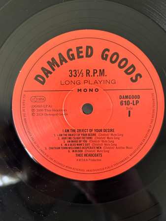 LP Thee Headcoats: I Am The Object Of Your Desire