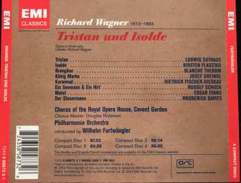 4CD/Set di cofanetti Wilhelm Furtwängler: Tristan Und Isolde