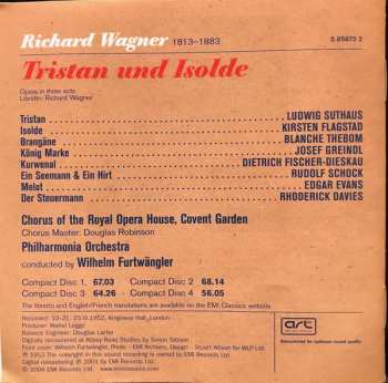 4CD/Set di cofanetti Wilhelm Furtwängler: Tristan Und Isolde