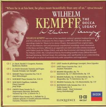13CD/Set di cofanetti Wilhelm Kempff: The Decca Legacy