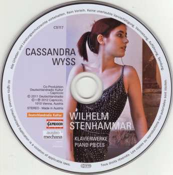 CD Wilhelm Stenhammar: Klavierwerke = Piano Pieces, Tre Fantasier Op.11 ∙ Sensommarnätter Op.33 ∙ Sonate Op.12
