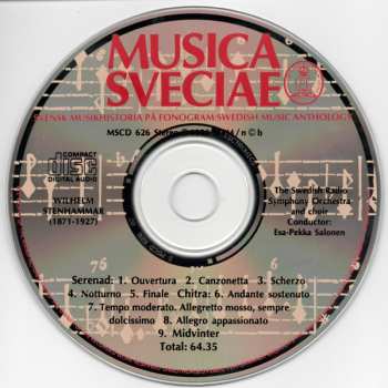 CD Esa-Pekka Salonen: Serenad / Midvinter / Chitra