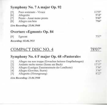 5CD Ludwig van Beethoven: The Nine Symphonies (Recordings: 1940)