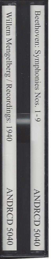 5CD Ludwig van Beethoven: The Nine Symphonies (Recordings: 1940)