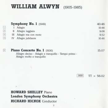 CD The London Symphony Orchestra: Symphony No. 1 / Piano Concerto No. 1