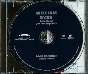 SACD William Byrd: Late Music for the Virginals