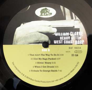LP William Clarke: Heavy Hittin' West Coast Harp LTD