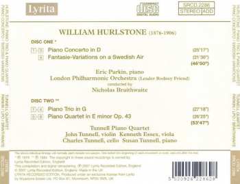 2CD The London Philharmonic Orchestra: Piano Concerto, Variations On A Swedish Air, Piano Quartet, Piano Trio