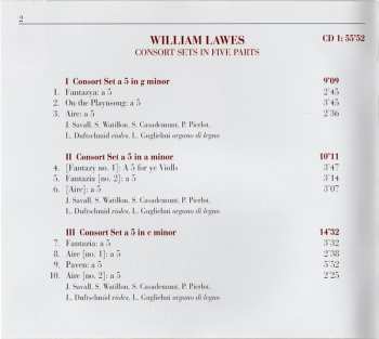 2CD Jordi Savall: Consort Sets in Five & Six Parts