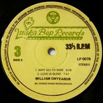 3LP William Onyeabor: Who Is William Onyeabor?