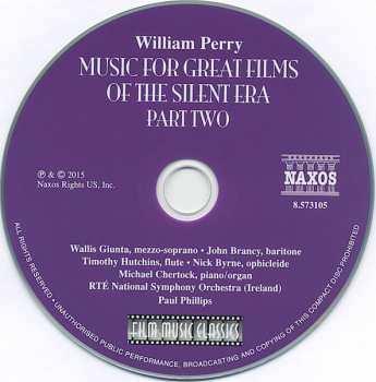 CD William Perry: Music For Great Films Of The Silent Era, Vol. 2