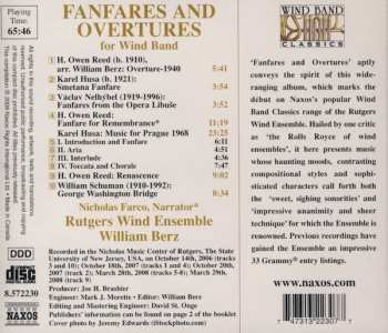 CD Karel Husa: Fanfares And Overtures