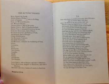 3LP/Set di cofanetti William Shakespeare: Henry The Fourth Part 1