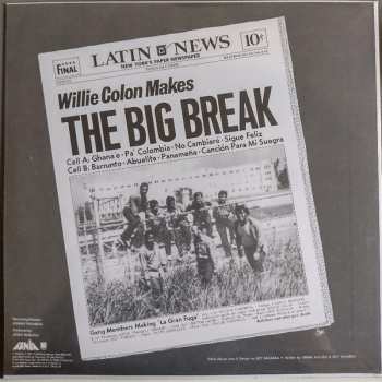 LP Willie Colón: Wanted By FBI / The Big Break - La Gran Fuga