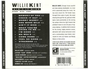 CD Willie Kent: Ain't It Nice