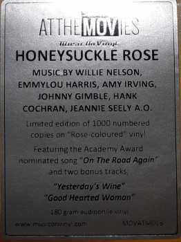 2LP Willie Nelson & Family: Honeysuckle Rose (Music From The Original Soundtrack) LTD | NUM | CLR
